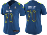 WOMEN'S NFC 2017 PRO BOWL DALLAS COWBOYS #70 ZACK MARTIN BLUE GAME JERSEY