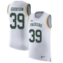 Nike Packers -39 Demetri Goodson White Stitched NFL Limited Rush Tank Top Jersey Nike Packers -39 Demetri Goodson White Stitched NFL Limited Rush Tank Top Jersey