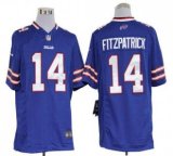 Nike Bills -14 Ryan Fitzpatrick Royal Blue Team Color Stitched NFL Game Jersey