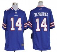 Nike Bills -14 Ryan Fitzpatrick Royal Blue Team Color Stitched NFL Game Jersey