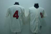 Mitchell and Ness Chicago White Sox -4 Luke Appling Stitched Cream Throwback MLB Jersey