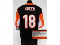 NEW jerseys cincinnati bengals -18 green black(Elite signature)