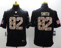 Nike Baltimore Ravens -82 Torrey Smith Black NFL Limited Salute to Service jersey