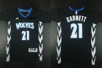 Minnesota Timberwolves -21 Kevin Garnett Black Alternate Stitched NBA Jersey Minnesota Timberwolves -21 Kevin Garnett Black Alternate Stitched NBA Jersey