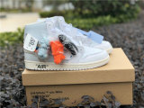 Authentic Off White x Air Jordan 1 White GS