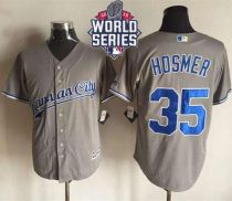 Kansas City Royals -35 Eric Hosmer New Grey Cool Base W 2015 World Series Patch Stitched MLB Jersey Kansas City Royals -35 Eric Hosmer New Grey Cool Base W 2015 World Series Patch Stitched MLB Jersey