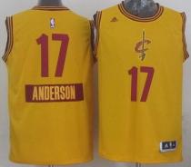 Cleveland Cavaliers -17 Anderson Varejao Yellow 2014-15 Christmas Day Stitched NBA Jersey Cleveland Cavaliers -17 Anderson Varejao Yellow 2014-15 Christmas Day Stitched NBA Jersey