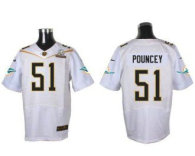 Nike Miami Dolphins -51 Mike Pouncey White 2016 Pro Bowl Stitched NFL Elite Jersey