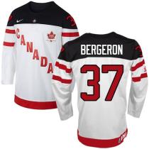Olympic CA 37 Patrice Bergeron White 100th Anniversary Stitched NHL Jersey Olympic CA 37 Patrice Bergeron White 100th Anniversary Stitched NHL Jersey