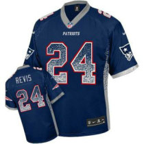 Nike New England Patriots -24 Darrelle Revis Navy Blue Team Color NFL Elite Drift Fashion Jersey Nike New England Patriots -24 Darrelle Revis Navy Blue Team Color NFL Elite Drift Fashion Jersey