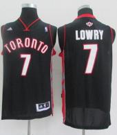 Revolution 30 Toronto Raptors -7 Kyle Lowry Black Stitched NBA Jersey