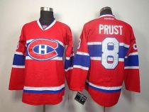 Montreal Canadiens -8 Brandon Prust Red Stitched NHL Jersey Montreal Canadiens -8 Brandon Prust Red Stitched NHL Jersey