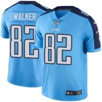 Nike Titans -82 Delanie Walker Light Blue Stitched NFL Color Rush Limited Jersey Nike Titans -82 Delanie Walker Light Blue Stitched NFL Color Rush Limited Jersey