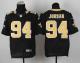 Nike New Orleans Saints #94 Cameron Jordan Black Team Color Men's Stitched NFL Elite Jersey