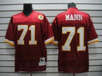 Mitchell and Ness Redskins -71 Charles Mann Red Stitched Throwback NFL Jersey Mitchell and Ness Redskins -71 Charles Mann Red Stitched Throwback NFL Jersey