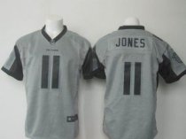 Nike Atlanta Falcons 11 Julio Jones Gray Stitched NFL Limited Gridiron Gray Jersey Nike Atlanta Falcons 11 Julio Jones Gray Stitched NFL Limited Gridiron Gray Jersey