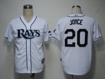 Tampa Bay Rays #20 Matt Joyce White Cool Base Stitched MLB Jersey Tampa Bay Rays #20 Matt Joyce White Cool Base Stitched MLB Jersey