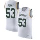 Nike Packers -53 Nick Perry White Stitched NFL Limited Rush Tank Top Jersey