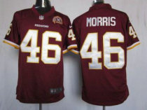 Nike Redskins -46 Alfred Morris Burgundy Red Team Color With 80TH Patch Stitched NFL Game Jersey Nike Redskins -46 Alfred Morris Burgundy Red Team Color With 80TH Patch Stitched NFL Game Jersey