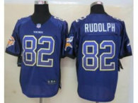 NEW jerseys minnesota vikings -82 rudolph purple(Elite drift fashion)