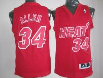Miami Heat -34 Ray Allen Red Big Color Fashion Stitched NBA Jersey Miami Heat -34 Ray Allen Red Big Color Fashion Stitched NBA Jersey