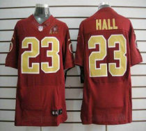 Nike Redskins -23 DeAngelo Hall Red(Gold Number) 80TH Patch Stitched NFL Elite Jersey Nike Redskins -23 DeAngelo Hall Red(Gold Number) 80TH Patch Stitched NFL Elite Jersey