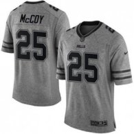 Nike Buffalo Bills -25 LeSean McCoy Gray Stitched NFL Limited Gridiron Gray Jersey