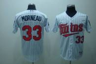 Minnesota Twins -33 Justin Morneau Stitched White MLB Jersey
