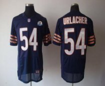 Nike Bears -54 Brian Urlacher Navy Blue Team Color With Hall of Fame 50th Patch Stitched NFL Elite J Nike Bears -54 Brian Urlacher Navy Blue Team Color With Hall of Fame 50th Patch Stitched NFL Elite J