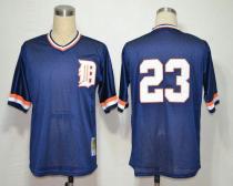 Mitchell and Ness Detroit Tigers #23 Kirk Gibson Blue Throwback Stitched MLB Jersey Mitchell and Ness Detroit Tigers #23 Kirk Gibson Blue Throwback Stitched MLB Jersey