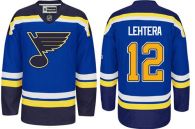 St  Louis Blues -12 Jori Lehtera Light Blue Home Stitched NHL Jersey