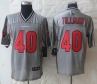 2013 NEW Nike Arizona Cardicals 40 Tillman Grey Vapor Elite Jerseys
