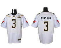 Nike Tampa Bay Buccaneers -3 Jameis Winston White 2016 Pro Bowl Stitched NFL Elite Jersey Nike Tampa Bay Buccaneers -3 Jameis Winston White 2016 Pro Bowl Stitched NFL Elite Jersey