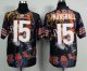 Nike Chicago Bears -15 Brandon Marshall Team Color NFL Elite Fanatical Version Jersey