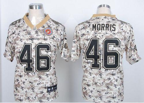 Nike Washington Redskins -46 Alfred Morris Camo USMC Men's Stitched NFL Elite Jersey