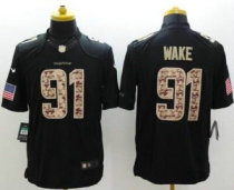 Nike Miami Dolphins -91 Cameron Wake Black NFL Limited Salute to Service jersey Nike Miami Dolphins -91 Cameron Wake Black NFL Limited Salute to Service jersey