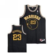 Golden State Warriors -23 Jason Richardson Black Throwback Stitched NBA Jersey