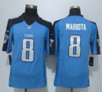 Nike Tennessee Titans -8 Marcus Mariota Light Blue Team Color Stitched NFL Limited Jersey Nike Tennessee Titans -8 Marcus Mariota Light Blue Team Color Stitched NFL Limited Jersey