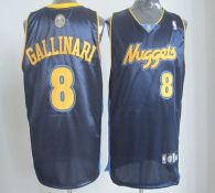 Denver Nuggets -8 Danilo Gallinari Dark Blue Revolution 30 Stitched NBA Jersey