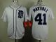 Detroit Tigers #41 Victor Martinez White Cool Base Stitched MLB Jersey