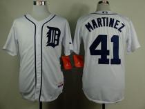 Detroit Tigers #41 Victor Martinez White Cool Base Stitched MLB Jersey Detroit Tigers #41 Victor Martinez White Cool Base Stitched MLB Jersey