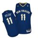 Revolution 30 New Orleans Pelicans -11 Jrue Holiday Navy Stitched NBA Jersey