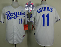 Kansas City Royals -11 Jeremy Guthrie White Cool Base W 2015 World Series Patch Stitched MLB Jersey Kansas City Royals -11 Jeremy Guthrie White Cool Base W 2015 World Series Patch Stitched MLB Jersey