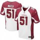 Nike Arizona Cardinals -51 Minter Jersey White Elite Road Jersey