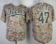 Cincinnati Reds -47 Johnny Cueto Camo Alternate Cool Base Stitched MLB Jersey