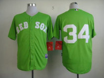 Boston Red Sox #34 David Ortiz Green Cool Base Stitched MLB Jersey Boston Red Sox #34 David Ortiz Green Cool Base Stitched MLB Jersey