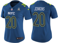 WOMEN'S NFC 2017 PRO BOWL NEW YORK GIANTS #20 JANORIS JENKINS BLUE GAME JERSEY