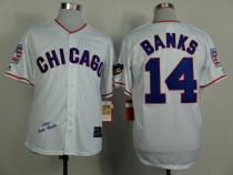 Mitchell And Ness 1968 Chicago Cubs -14 Ernie Banks White Throwback Stitched MLB Jersey Mitchell And Ness 1968 Chicago Cubs -14 Ernie Banks White Throwback Stitched MLB Jersey