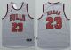 Revolution 30 Chicago Bulls -23 Michael Jordan Grey Stitched NBA Jersey