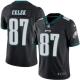 Nike Eagles -87 Brent Celek Black Stitched NFL Color Rush Limited Jersey